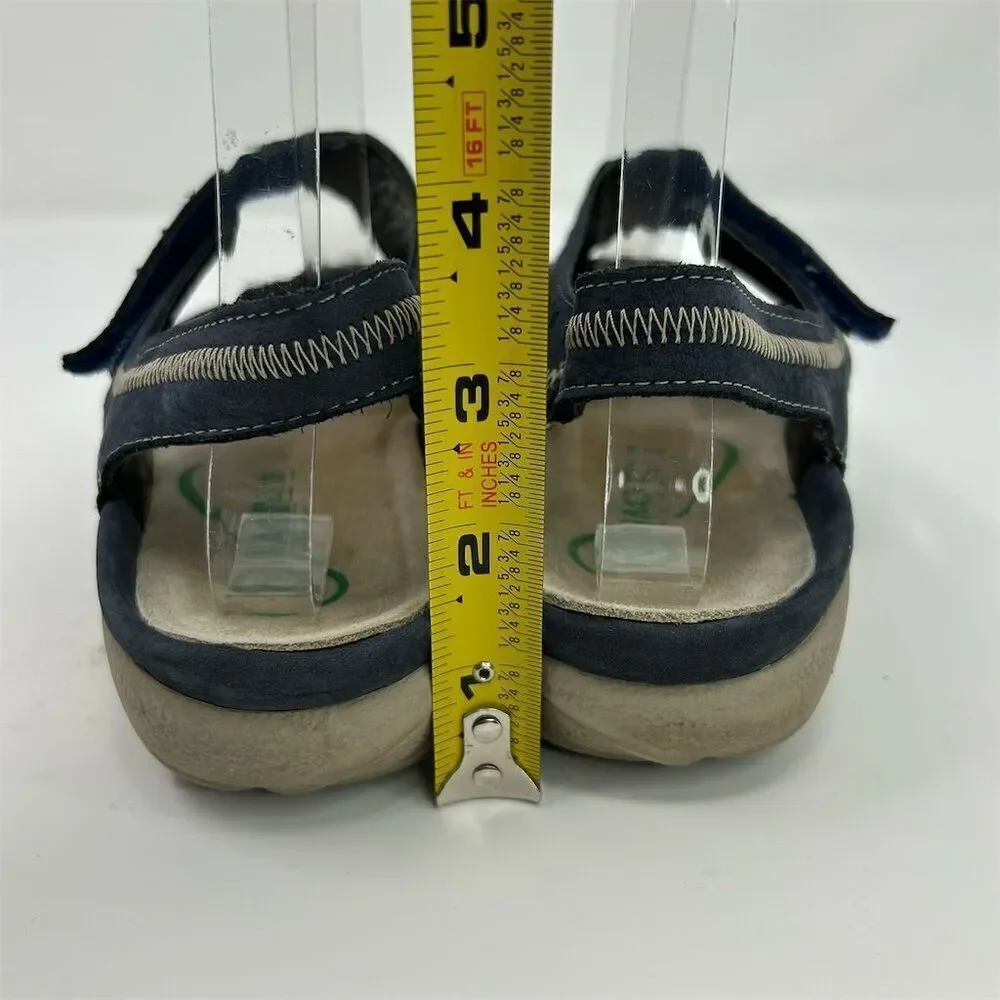 Naot Kapua Slingback Open Back Sandal Flats Blue Size 39 (US 8) Casual Shoes